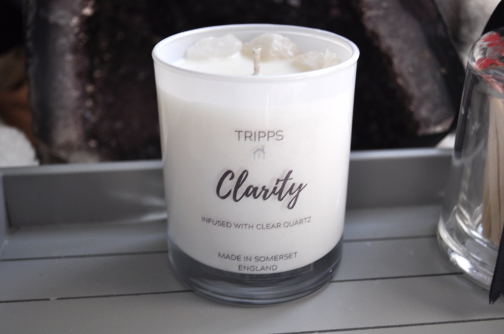 Clarity - Clear Quartz Infused Crystal Candle